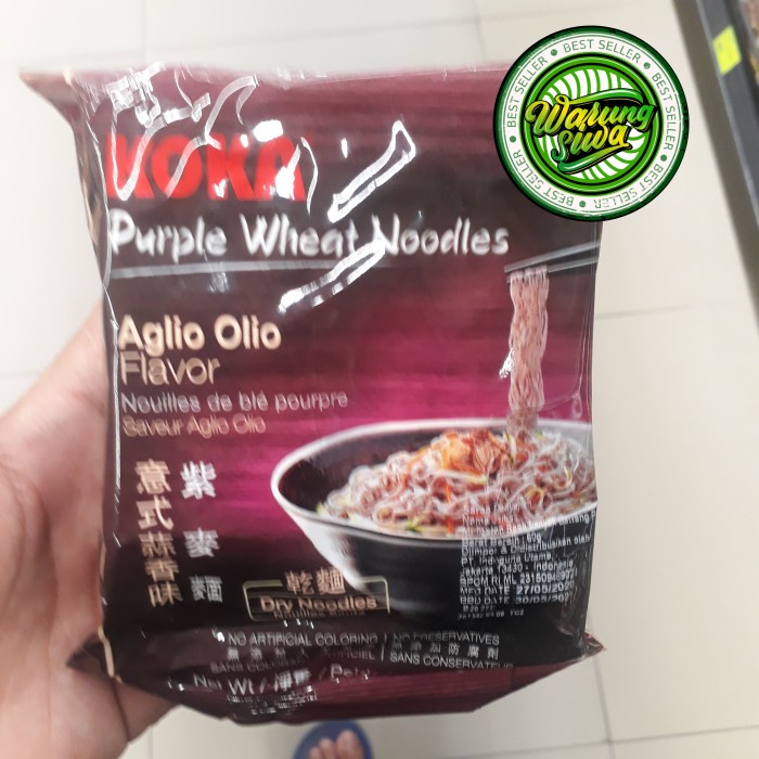 

mie koka purple wheat noodles aglio oil flavor 60 gram