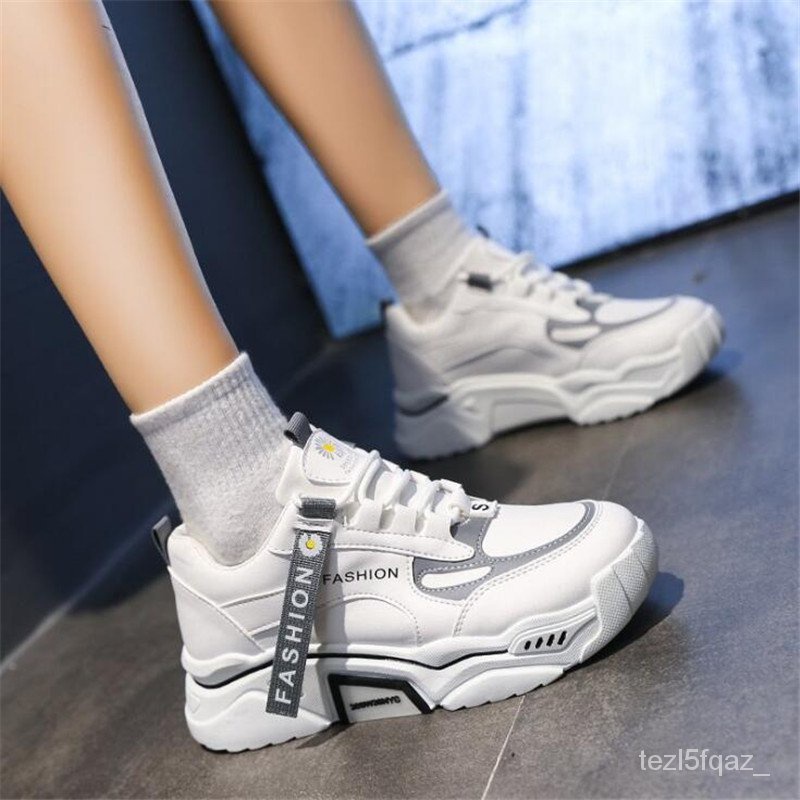 reflective platform sneakers