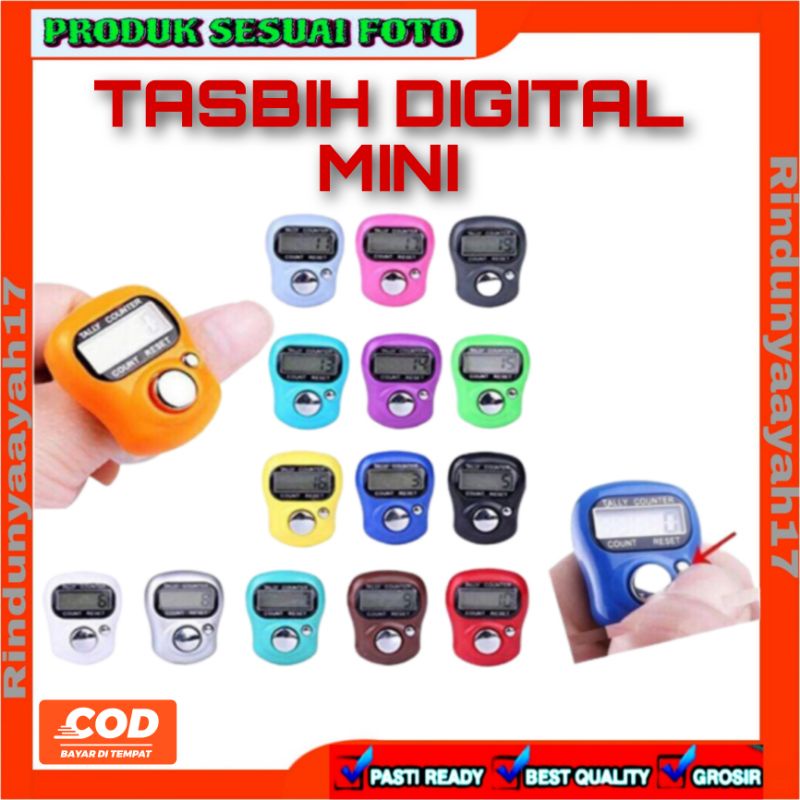 [RA] TASBIH DIGITAL MINI COUNTER TALLY TASBEH ALAT HITUNG ANGKA LED
