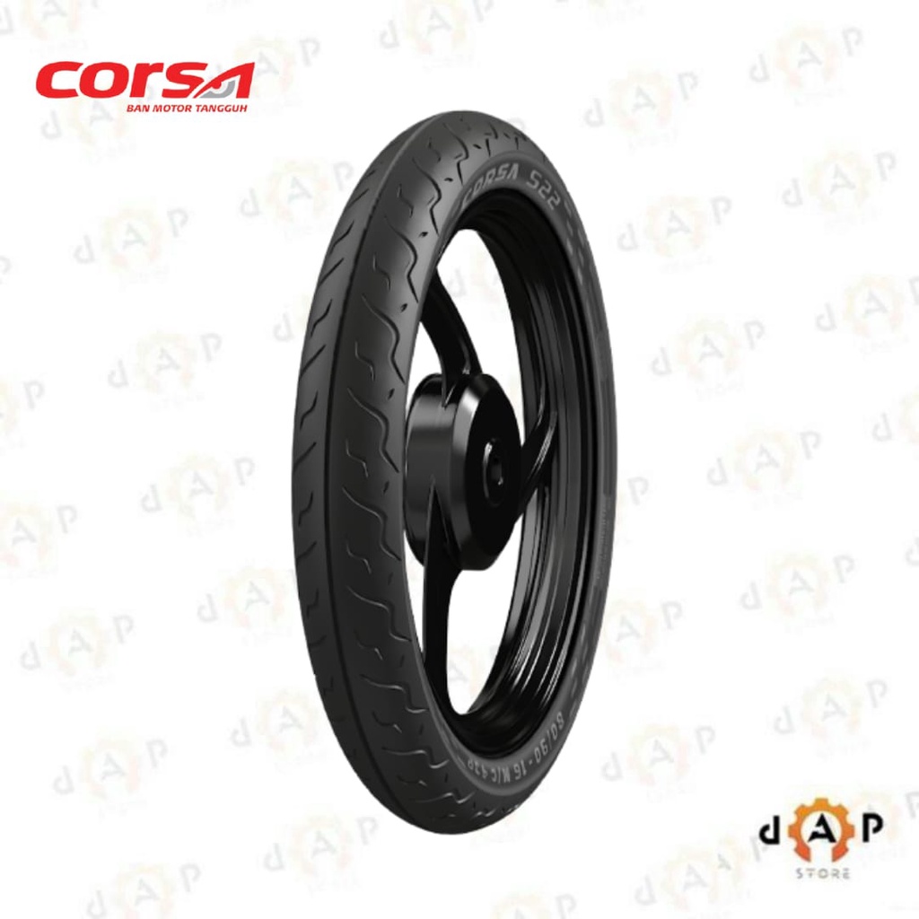 BAN MOTOR MATIC RING 14 // CORSA S22 80/90-14 TUBELESS // BAN MOTOR BEAT, VARIO, MIO, XEON, DLL