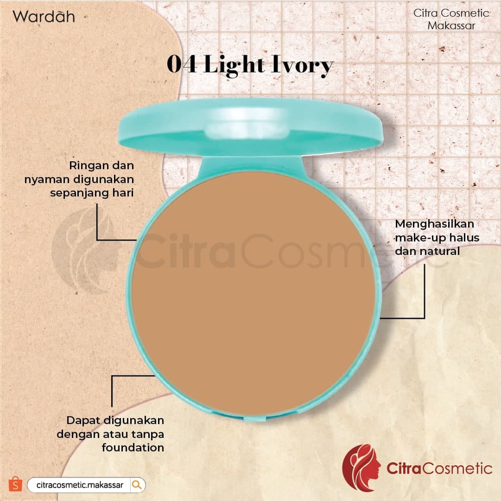 Wardah Refill Luminous Two Way Cake Series 12 Gr