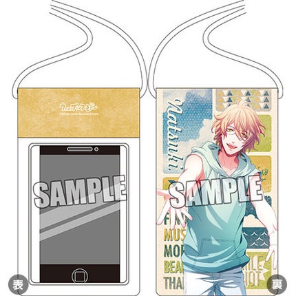 ORI Shinomiya Natsuki Smartphone Waterproof Pouch Uta no Prince Smile