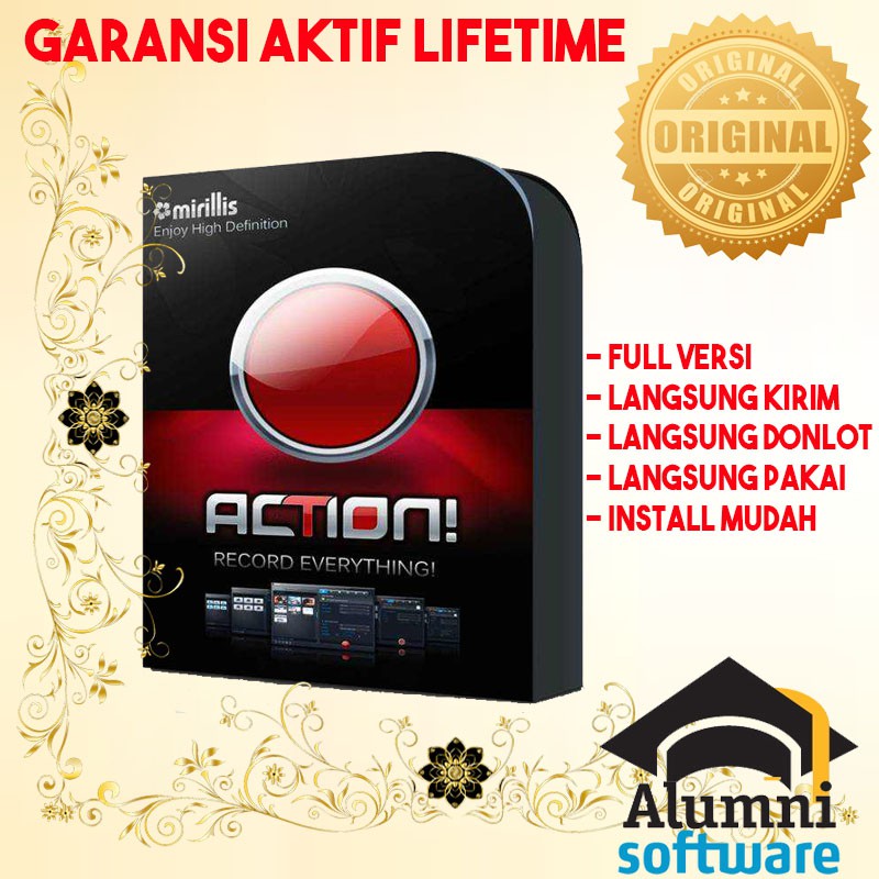 [FULL VERSION] Mirillis Action 4.21.53 Screen Recorder - GARANSI AKTIVASI