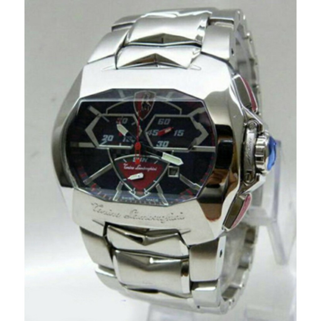 Jam Tangan Pria Limited Edition  Lamborghini Sporti Mewah Keren Dan Elegant Grade Premium Aaa+
