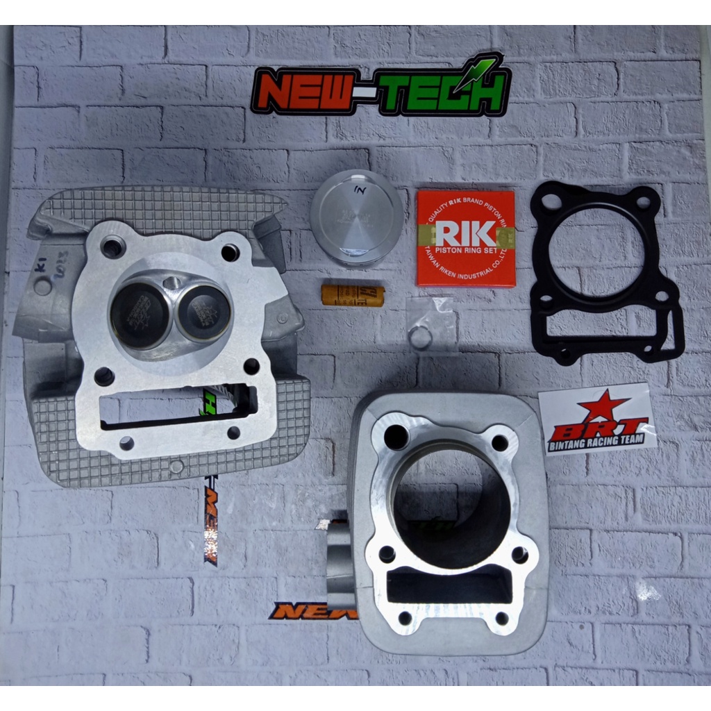 BLOK CASTING IRON BRT 63 & PISTON COAK & HEAD BRT 31/25 KLX