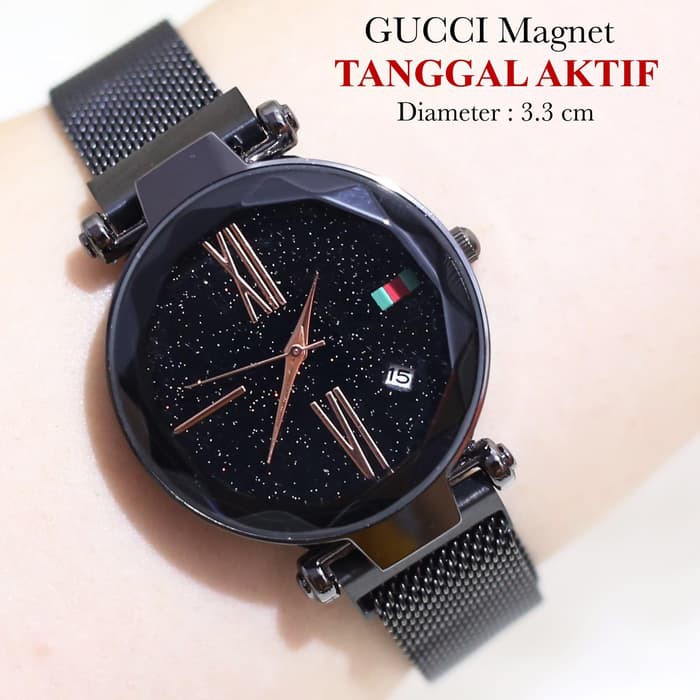 "READY STOCK Jam tangan GUCCI MAGNET TANGGAL Wanita GROSIR PREMIUM"