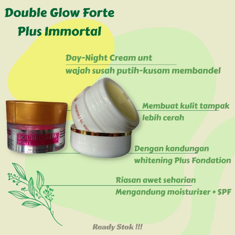 SIANG MALAM - Day and Night Dobel Glow forte - Whitening Day Glow Immortal