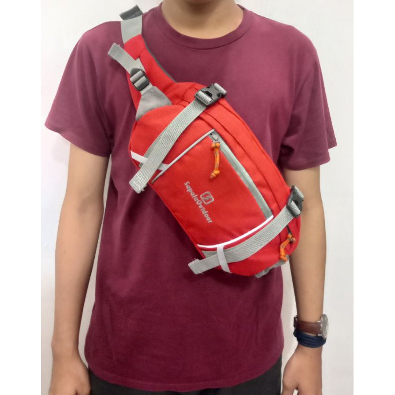 Tas weistbag pria / Tas gunung / Tas slempang berkualitas