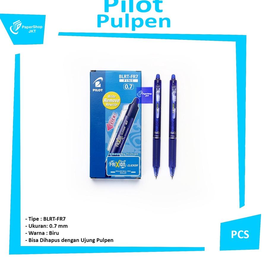 

⚡TOK SIAP 【COD】 FRIXION - Pilot Pulpen Pen Clicker Bisa Dihapus - Pcs harga bersaing