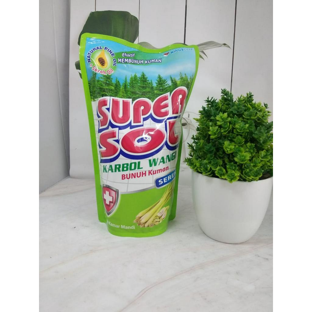 Supersol Pouch Sabun Lantai 800 ml