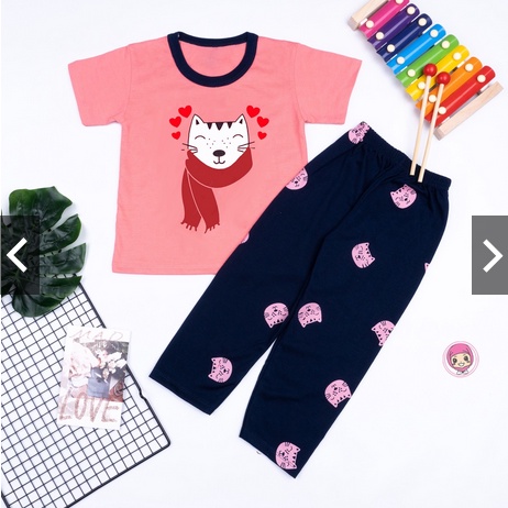 SETELAN BAJU TIDUR ANAK / SET BAJU ANAK COWOK / UNISEX CP 1-6 TAHUN &quot;SIMPLE ART EDITION&quot;