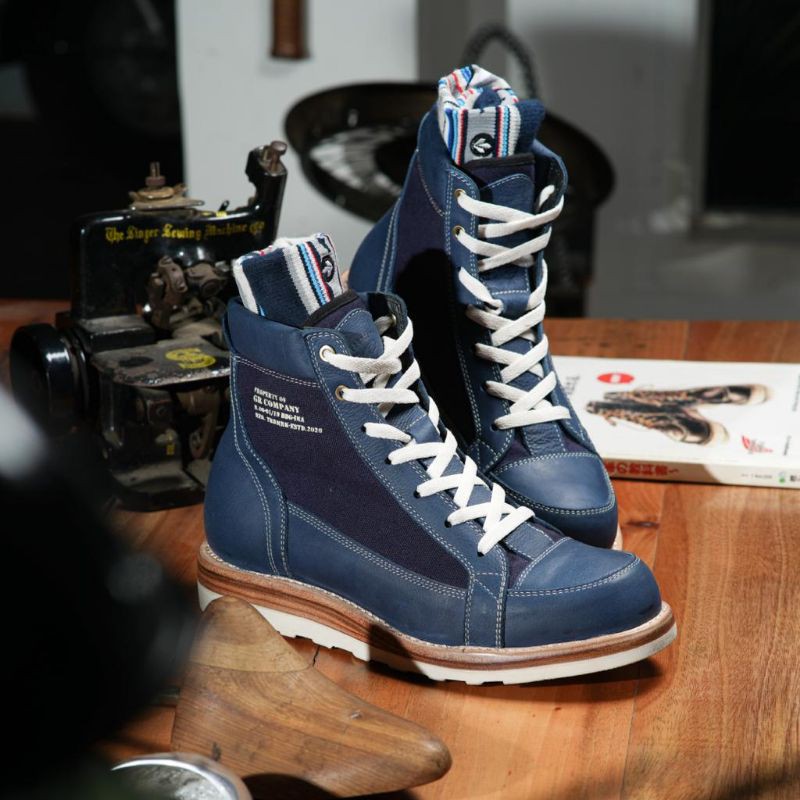 GR Company | Sepatu Boots Pria | Ophir Navy