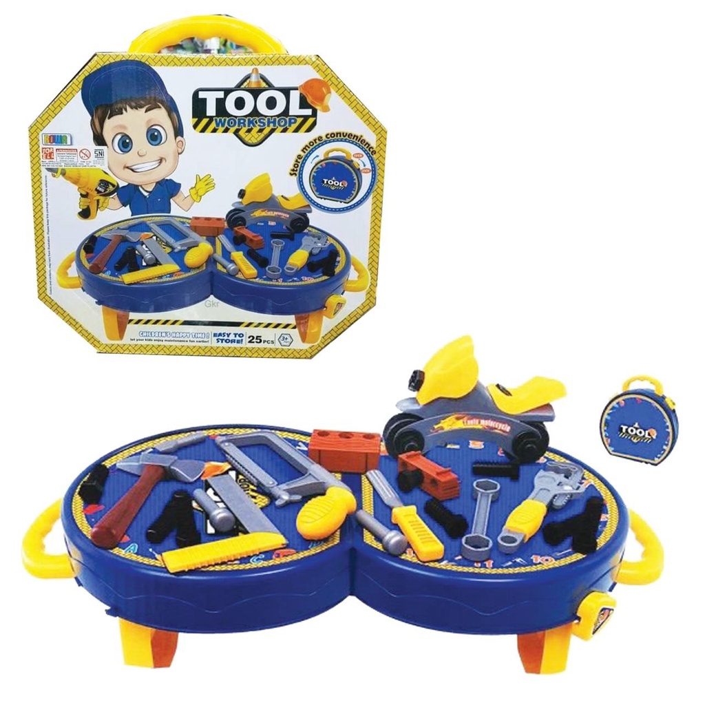 TCJ -
MAINAN ANAK LAKI-LAKI MAINAN PERKAKAS TOOL WORKSHOP