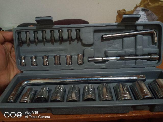 (bayar Ditempat) Original Kunci Shock / Sok Set 27 Pcs Merek Kenmaster [silkyheart]