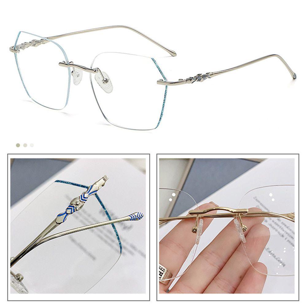 Lily Anti-Blue Light Kacamata Anti-Cahaya Biru Kantor Portable Pelindung Mata Bingkai Sangat Ringan