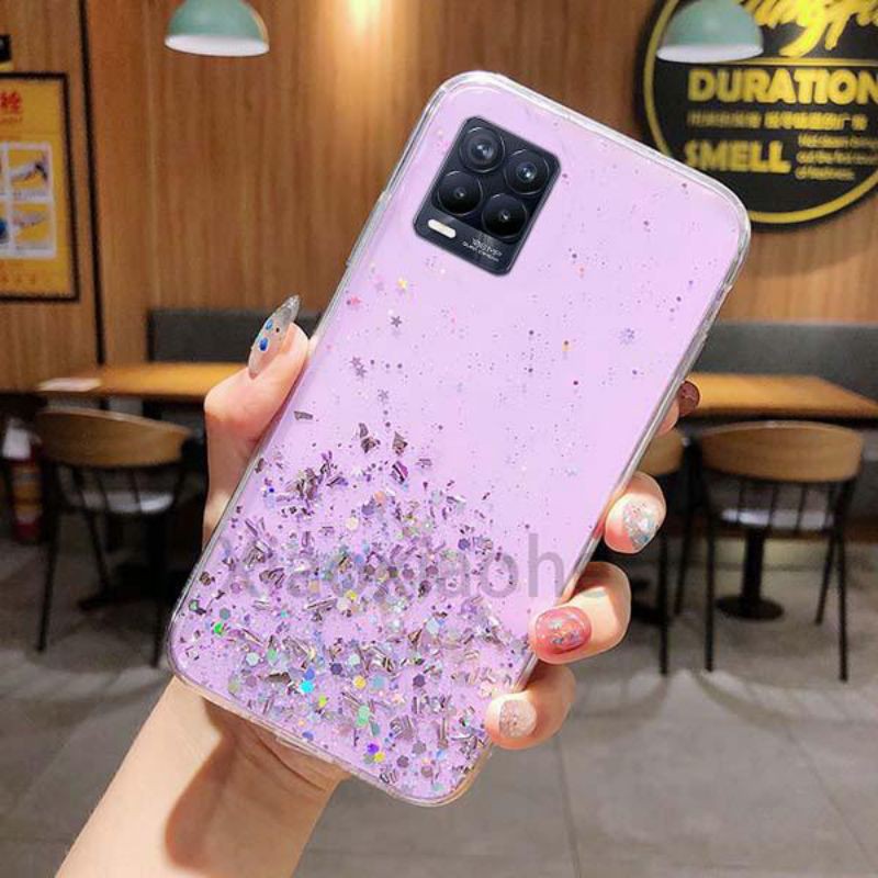 Realme 8 8 Pro Casing Soft Case Tpu Bahan Premium Glitter Glossy