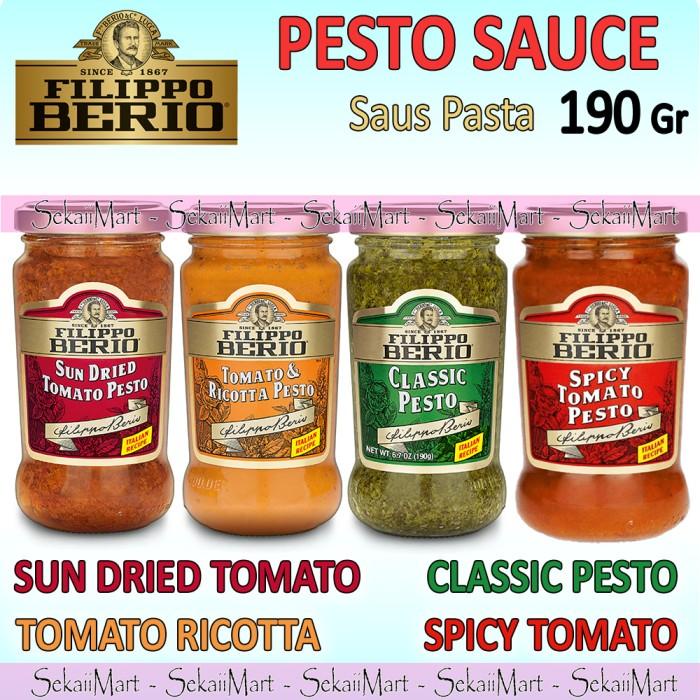 

Eness Filippo Berio Pesto Sauce 190G - Filipo Saus Pasta Classic All Variant