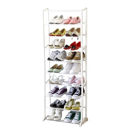 Amazing Shoes Rack 10 Tingkat Rak Sepatu Ajaib M687 Shopee Indonesia