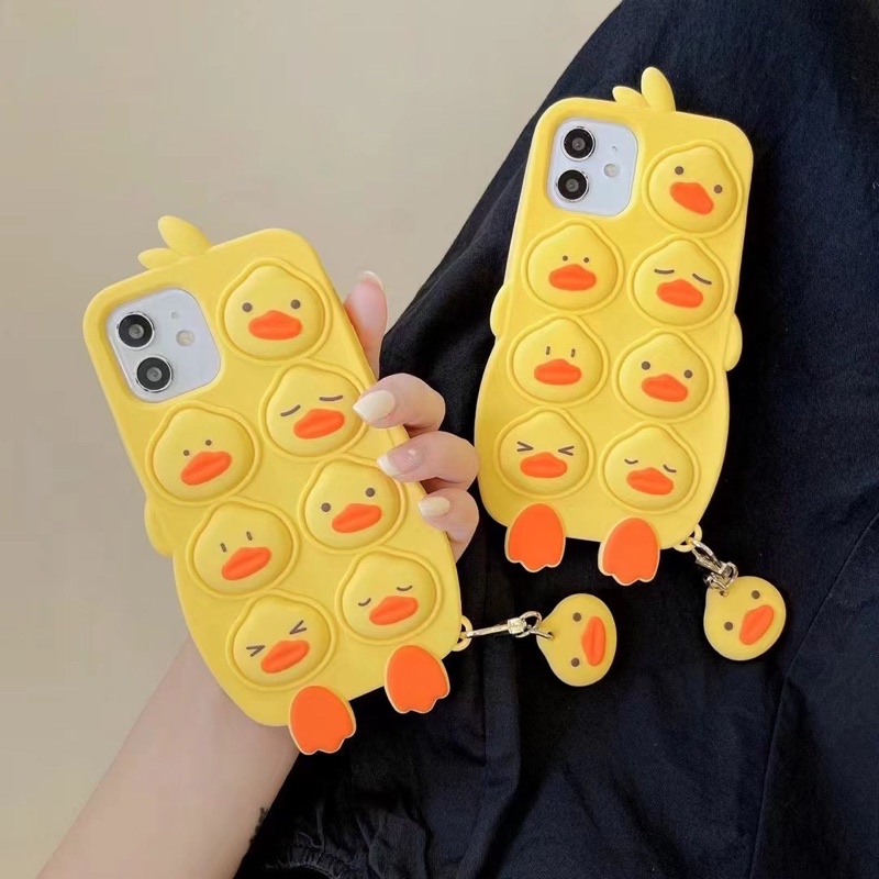 Duck Pop It Case Iphone 6 6s 6s+ 6+ 7 7+ 8 8+ X Xs Xr XsMAX 11 11Pro 11ProMax 12 12Mini 12Pro 12ProMax 13 13ProMax Pro max