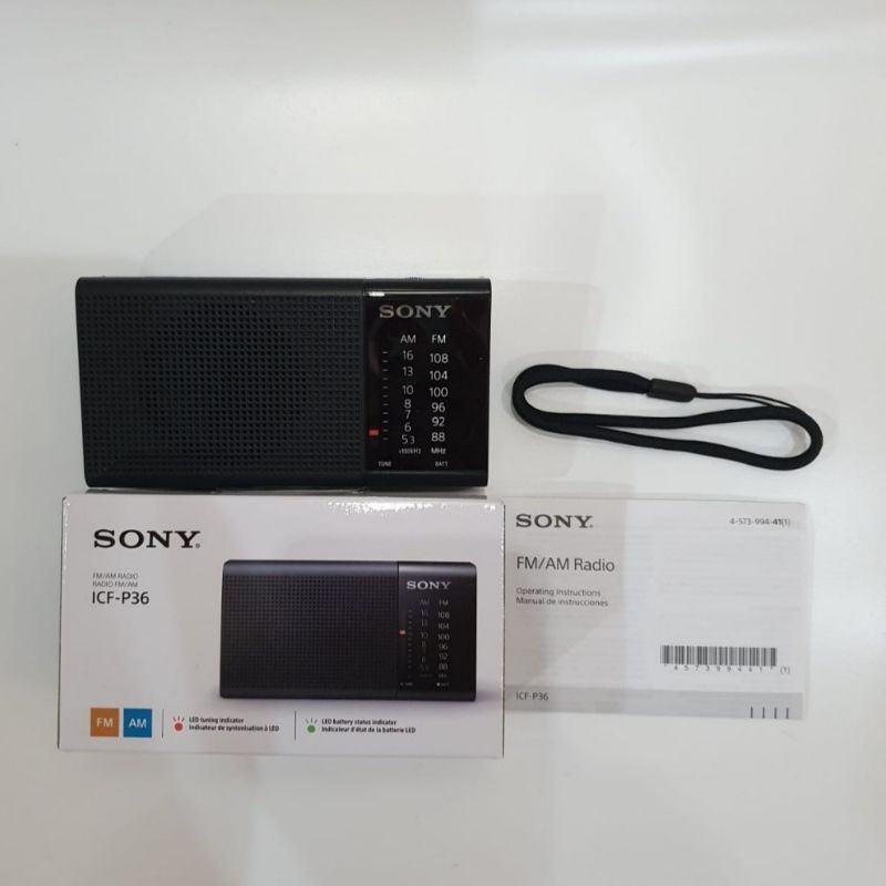 Sony Radio ICF P36 pocket Radio