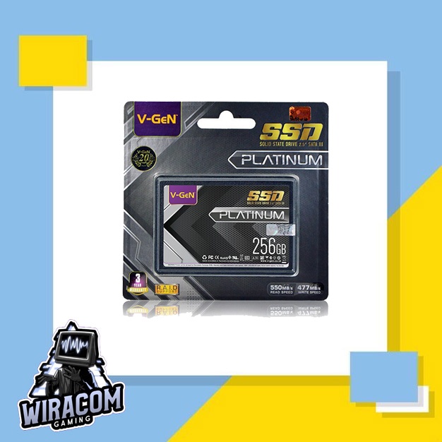 SSD VGEN 256GB SATA III 2,5" - SSD V-GeN 256GB SATA III SSD 256GB