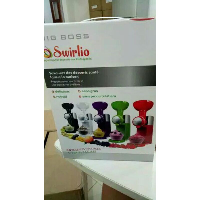 mesin es krim buah-buahan segar