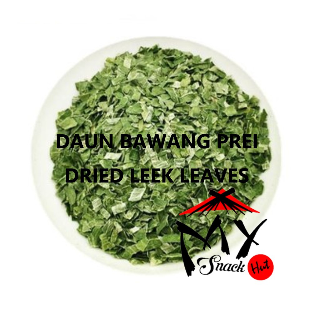 DAUN PREI 5GR - DRIED DRY LEEK LEAVES LEAF - DAUN BAWANG BRAMBANG BESAR PRE CACAH KERING MASAKAN