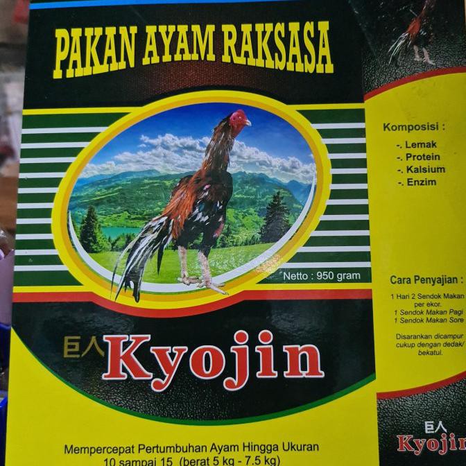 kyojin pakan ayam tarung raksasa