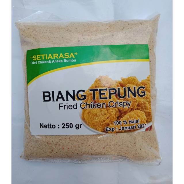 

BIANG TEPUNG FRIED CHICKEN 250G