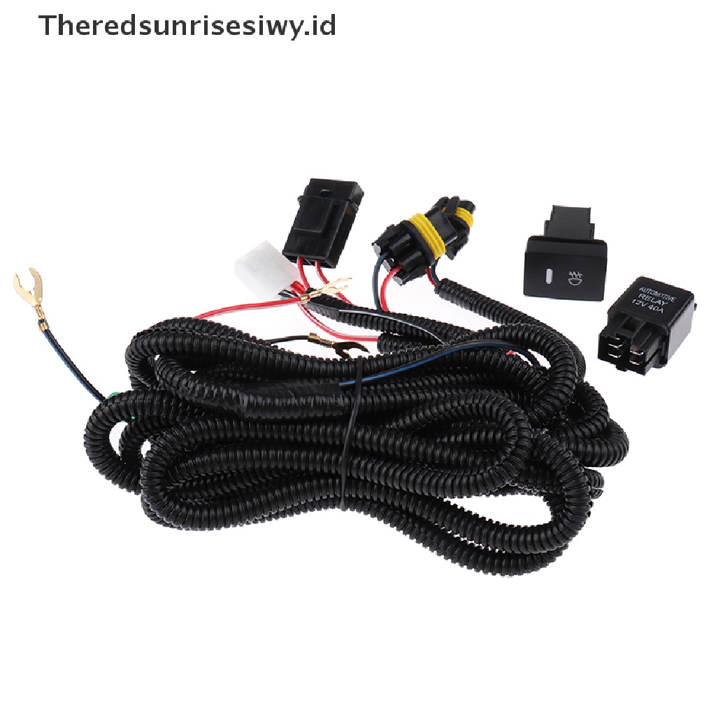 (Theredsunrisesiwy.Id) H11 Soket Relay Lampu Kabut Led 12v 40a Untuk Mobil