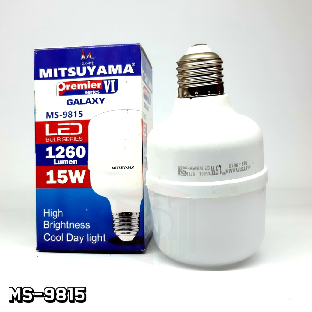 Bohlam Fitting LED Mitsuyama 15 Watt Super Terang Hemat Energy MS-9815