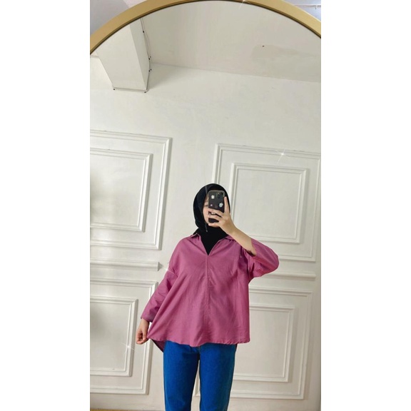GFS VINCI LINEN OVERSIZE SHIRT