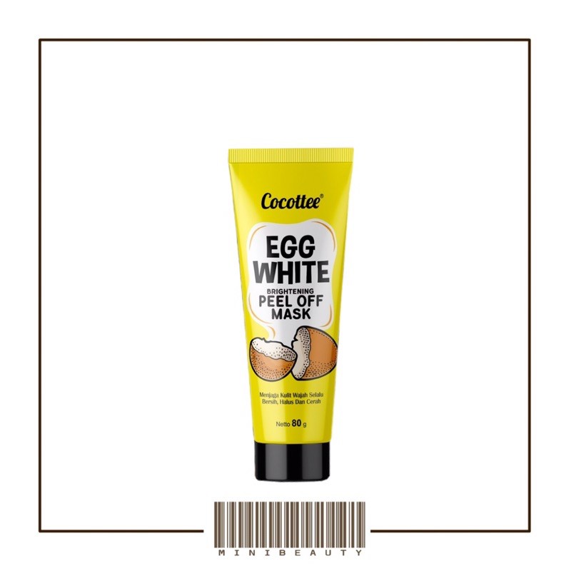 masker wajah masker telur putih egg white mask cocottee