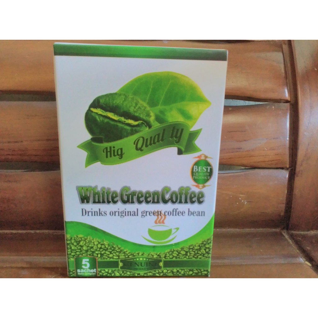 

Minuman Diet Alami White Green Coffee