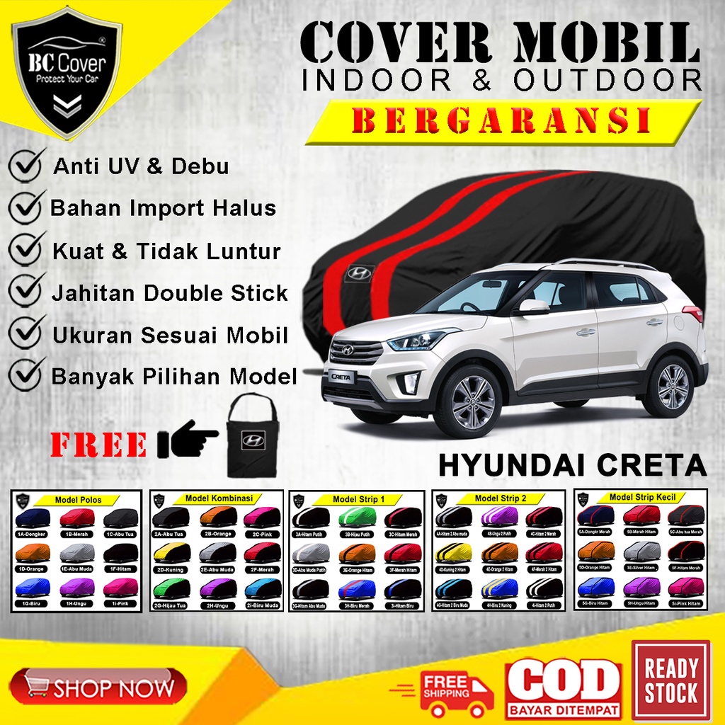 Body Cover Mobil CRETA Sarung Mobil CRETA Selimut Penutup Mantel Tutup Mobil HYUNDAI CRETA Outdoor Indoor Waterproof