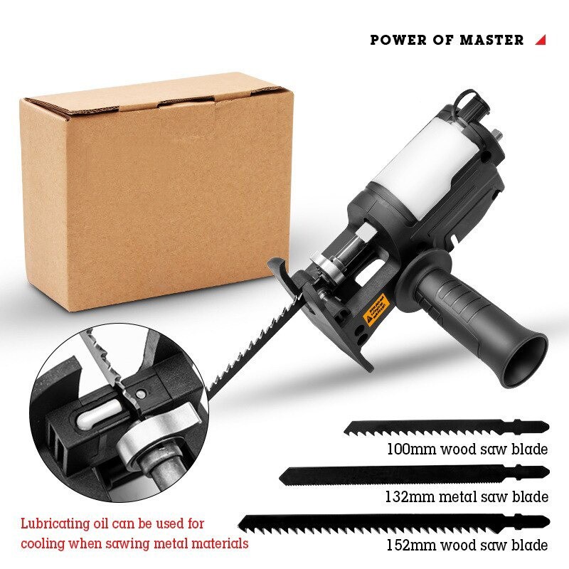 Konektor Modifikasi Bor Listrik Tangan Jadi Mesin Gergaji