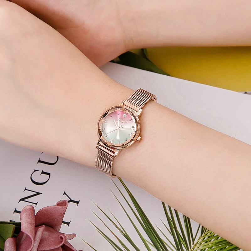 Julius JA-999 / JA999 Jam Tangan Wanita Korea Original Stainless steel Desain Cantik dan Elegan