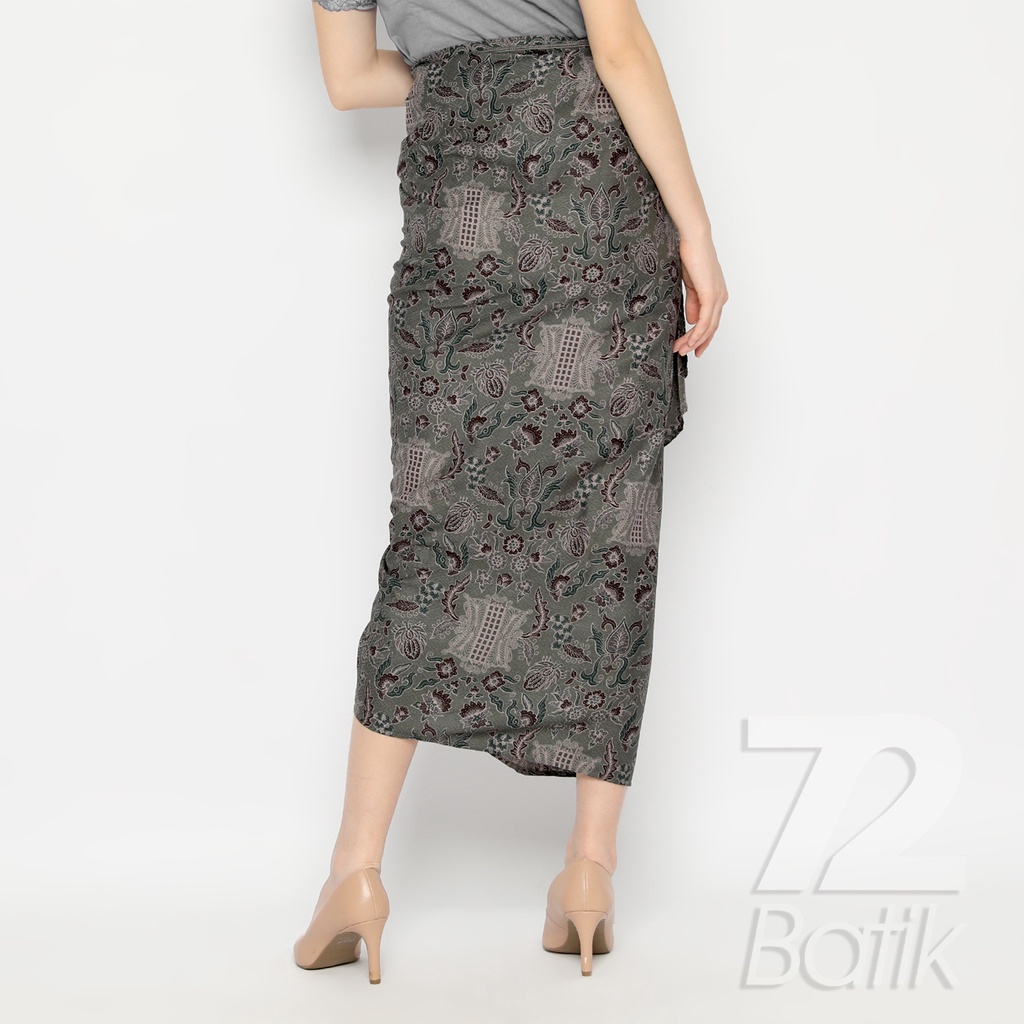 ROK BATIK SPAN Skirt Lilit Kebaya Instan Modern Wanita Motif Pintu Aceh Warna Abu Grey Gray 728877 Cap 72 - Rok Batik Lilit Bawahan Skirt Kamen Kebaya Songket Batik Panjang Plisket Span Instan Jadi Bali Lembaran Premium Modern Untuk Wanita Kondangan