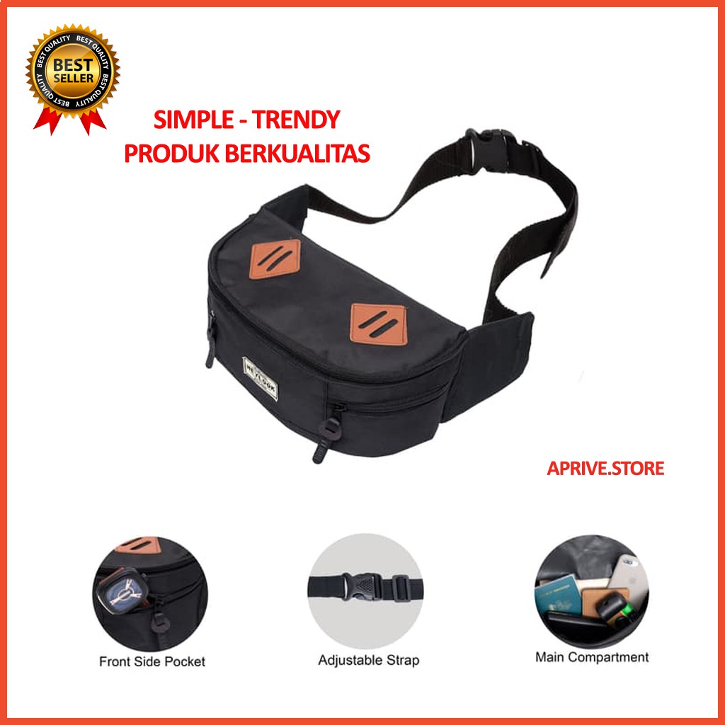 Best TAS Selempang Pria SLEMPANG Y7B4 Tas Slempang Kulit Import Pria Murah Korea Min