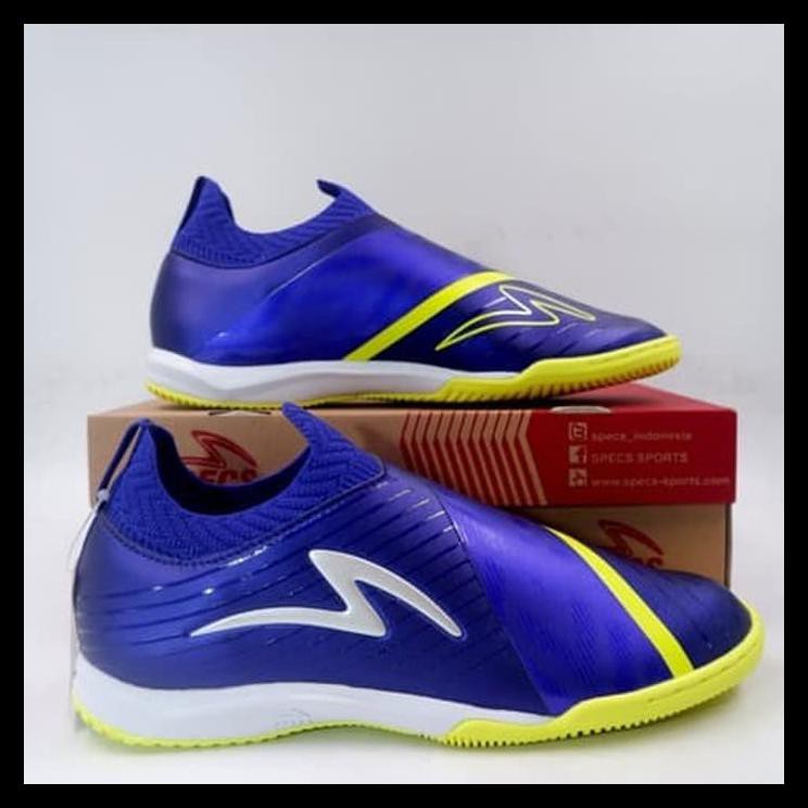 BEST SELLER Sepatu Futsal Specs Accelerator Slaz IN Reflex Blue Safety 400952 Ori