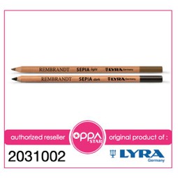 

Pencil Lyra Rembrandt Carbon Chalk Sepia Dark 302 - 2031002