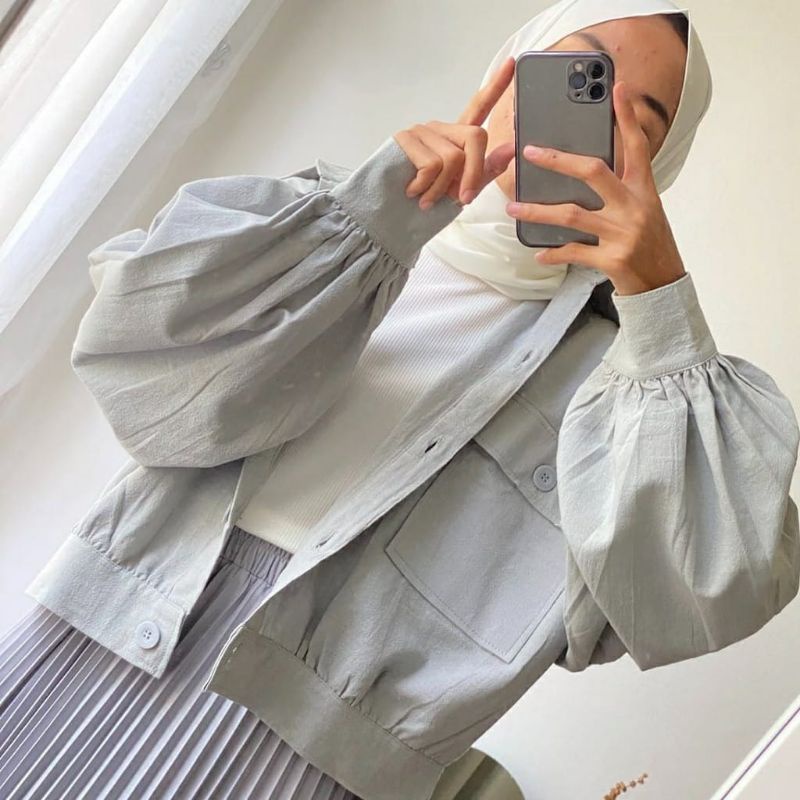 pakean wanita//keneja krop balon //baju wanita