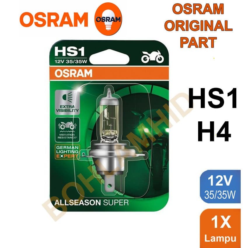 BOHLAM OSRAM ALL SEASON SUPER 200 NS  H4 (HS1)