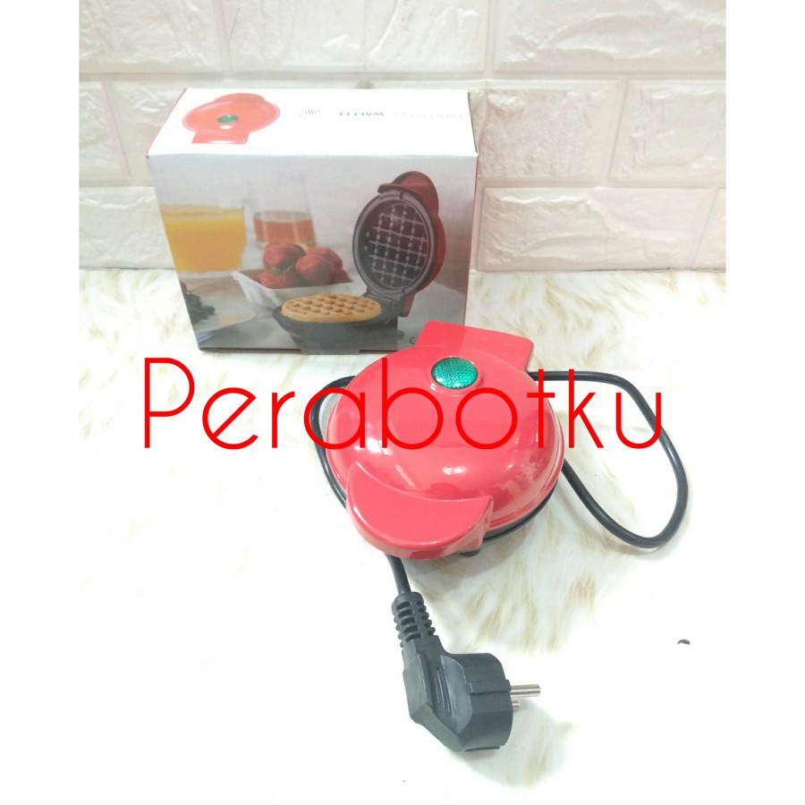 Cetakan Waffle Listrik Mini / Electric Waffle Maker / Cetakan Wafel