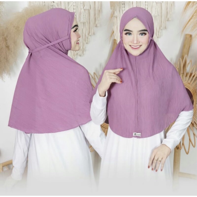 BERGO MARYAM PLISKET / JILBAB BERGO PLISKET / KERUDUNG BERGO / HIJAB PLISKET / JILBAB PLISKET