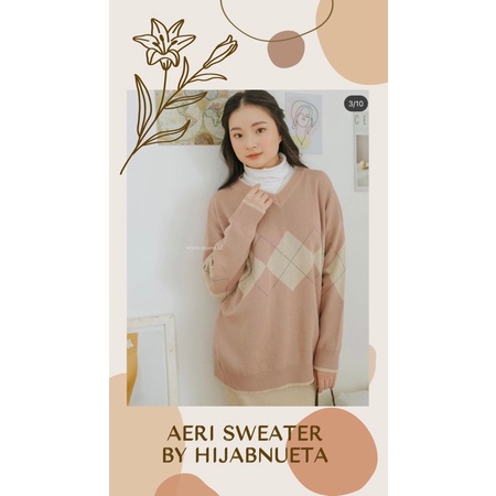 AERI SWEATER HIJABNUETA // AERI CARDIGAN HIJABNUETA