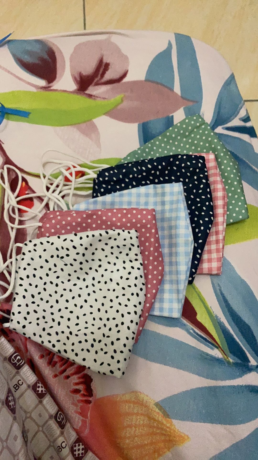 Masker Kain Earloop Dan Hijab Motif 3 Lapis