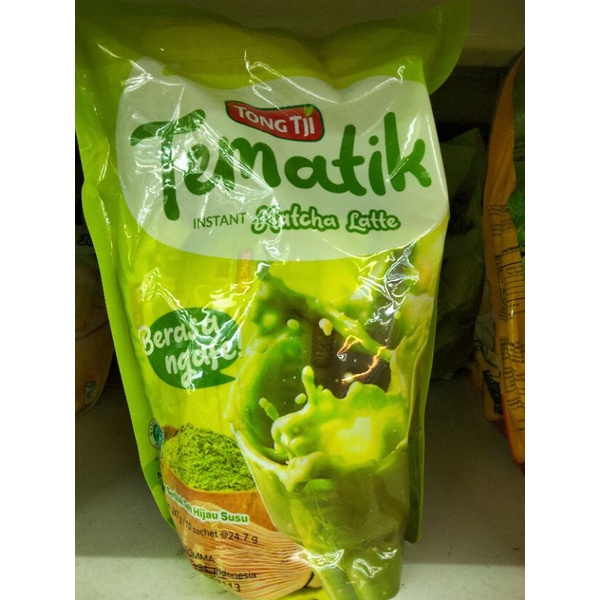 

teh tongji matcha latte