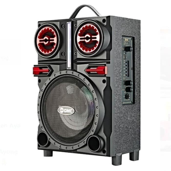 GMC 897R Speaker Bluetooth Portable Free mic Wireless Bergaransi Resmi