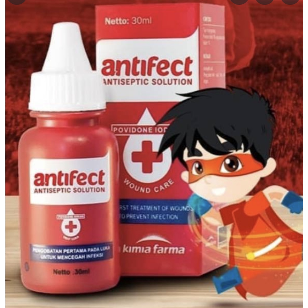 ANTIFECT ~ Antiseptik Luka [ obat merah ] 60 ml